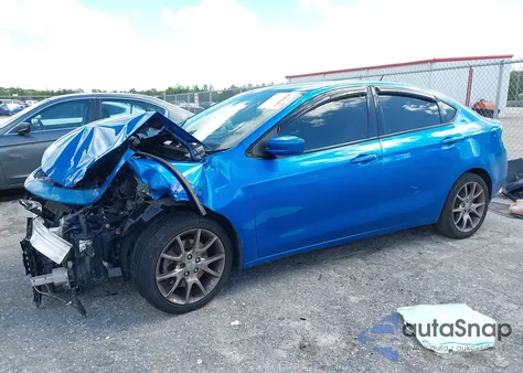 2015 Dodge Dart Sxt из США, поврежденный, VIN 1C3CDFBB5FD225037